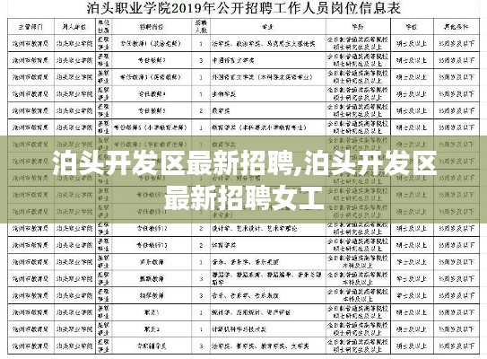 泊头开发区最新招聘,泊头开发区最新招聘女工
