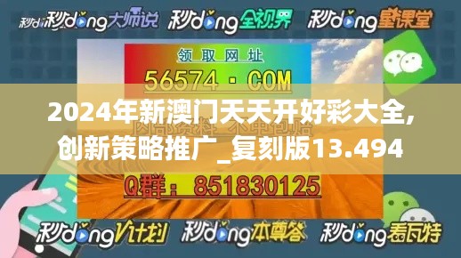 2024年新澳门天天开好彩大全,创新策略推广_复刻版13.494