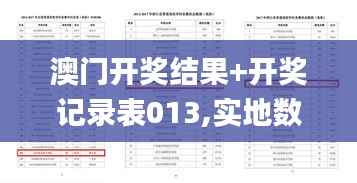 澳门开奖结果+开奖记录表013,实地数据评估策略_超级版7.258