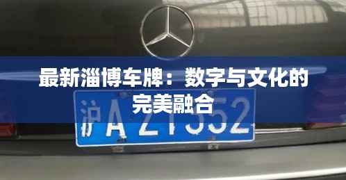 最新淄博车牌：数字与文化的完美融合