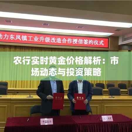农行实时黄金价格解析:市场动态与投资策略