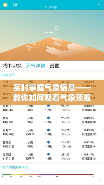 实时掌握气象信息——教你如何观看气象预报视频