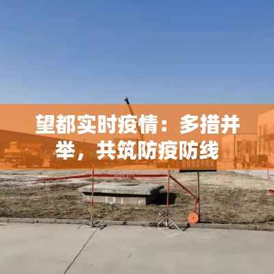 望都实时疫情：多措并举，共筑防疫防线