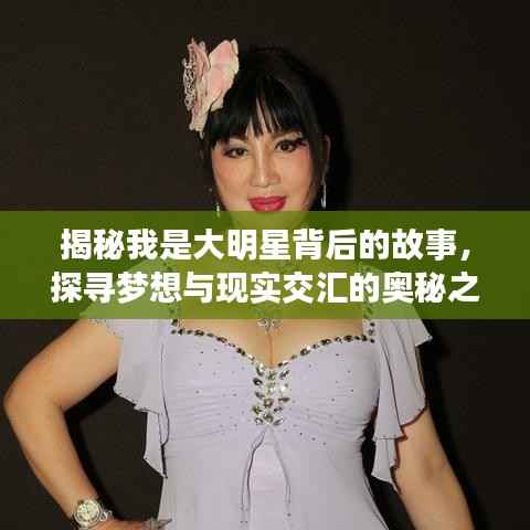 揭秘我是大明星背后的故事,探寻梦想与现实交汇的奥秘之旅