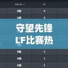 守望先锋LF比赛热血瞬间,竞技巅峰的震撼回顾