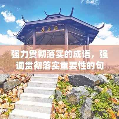 强力贯彻落实的成语,强调贯彻落实重要性的句子