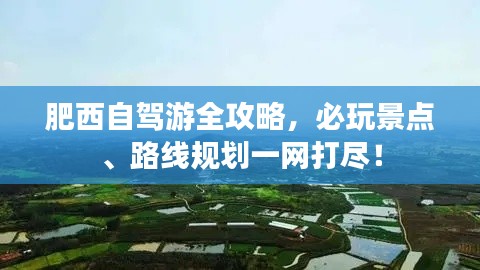 肥西自驾游全攻略,必玩景点、路线规划一网打尽!