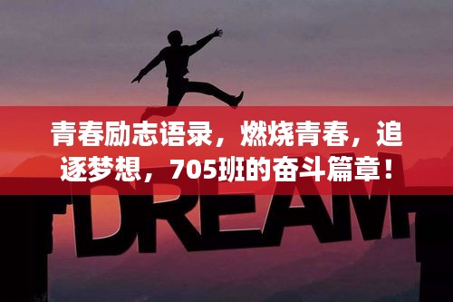 青春励志语录,燃烧青春,追逐梦想,705班的奋斗篇章!
