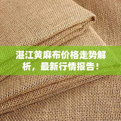 湛江黄麻布价格走势解析，最新行情报告！