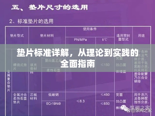 垫片标准详解,从理论到实践的全面指南