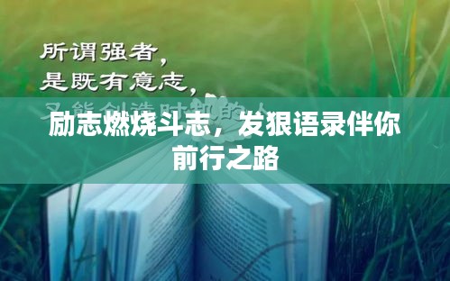 励志燃烧斗志,发狠语录伴你前行之路